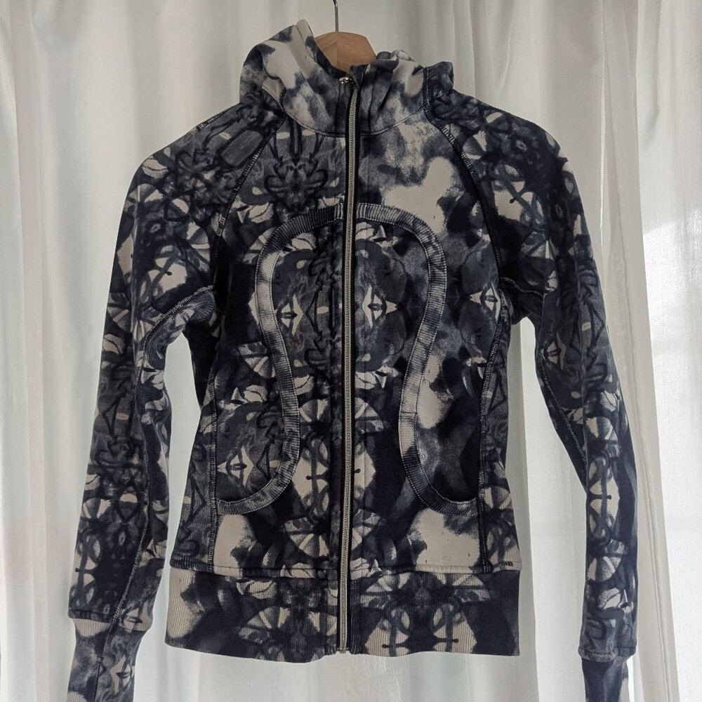 RARE Vintage Lululemon Scuba Indigo Tie Die Full-zip